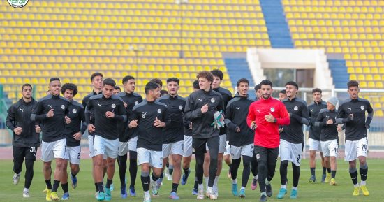 منتخب الشباب يتدرب بالكرة الرسمية لبطولة أمم أفريقيا لأول مرة