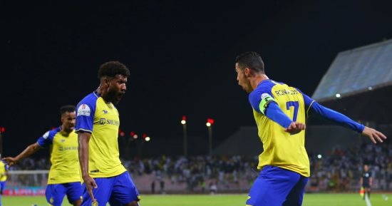 سوبر هاتريك رونالدو يقود النصر لتخطى الوحدة وتصدر الدورى السعودى.. فيديو