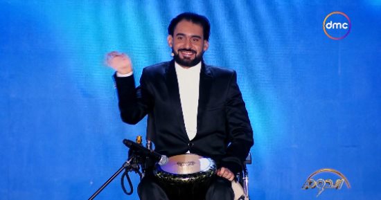 أحمد صلاح من ذوى القدرات يشارك فى الدوم بالطبلة: بثبت للعالم إن مفيش مستحيل