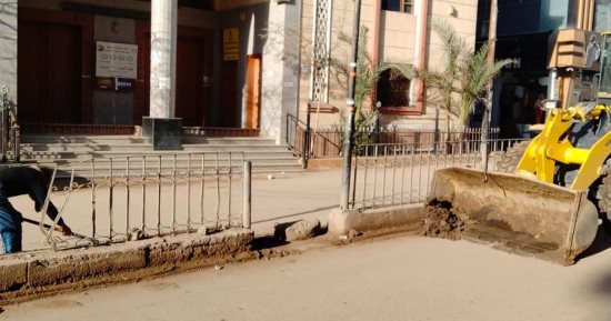 حملة لتسوية وتمهيد الطرق العامة والفرعية فى بيلا استعدادا لعودة الدراسة
