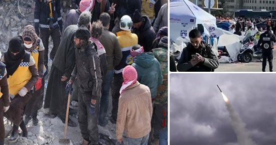 العالم هذا المساء.. حصيلة زلزال تركيا وسوريا تقترب من 23 ألف قتيل.. مقتل إسرائيليين اثنين فى عملية دهس بالقدس المحتلة.. رومانيا تنفى صحة ما تردد عن انتهاك صاروخ روسى لمجالها الجوى.. صور