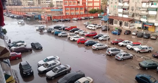 طقس بورسعيد الآن.. هطول أمطار غزيرة وسط غيوم وبرودة شديدة (صور)