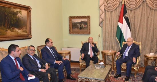 الرئيس الفلسطينى يستقبل أبو الغيط ويتناولان اللمسات الأخيرة لمؤتمر القدس