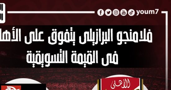 فلامنجو يتفوق على الأهلي فى القيمة التسويقية قبل لقاء الليلة.. إنفوجراف