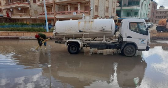 أمطار بكفر الشيخ والمحافظ يعلن رفع درجة الاستعدادات بالمراكز والمدن.. صور