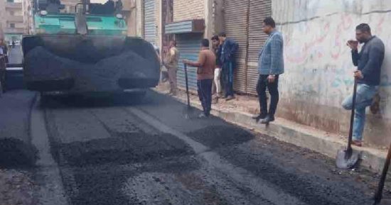 محافظ المنوفية يتابع أعمال الرصف والتطوير بالشهداء وقويسنا ومنوف.. صور