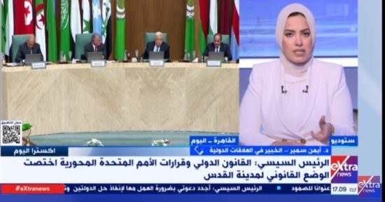 خبير: مصر لا تنسى فلسطين وكلمة الرئيس السيسى وضعت النقاط على الحروف
