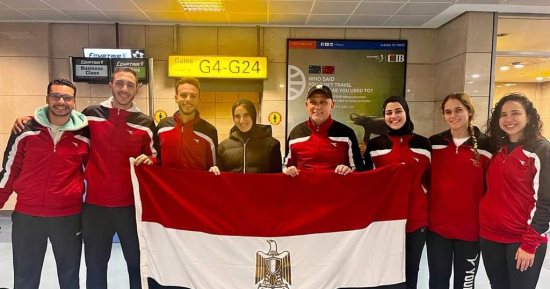 منتخب مصر للريشة الطائرة يتوجه إلى جوهانسبرج للمشاركة فى بطولة أفريقيا