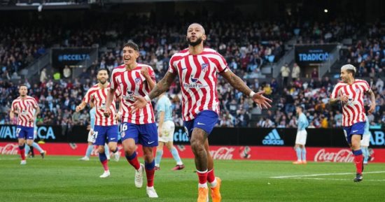 أتلتيكو مدريد يخطف فوزا قاتلا من أنياب سيلتا فيجو فى الدوري الاسباني.. فيديو