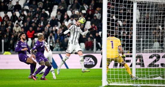 يوفنتوس يتقدم على فيورنتينا بهدف رابيو فى الشوط الأول.. فيديو