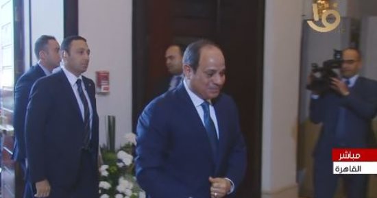 الرئيس السيسى يصل مقر افتتاح معرض ومؤتمر مصر الدولى للبترول "إيجبس 2023"