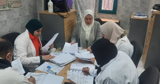 قافلة طبية بمنية قلين كفر الشيخ تجرى الكشف على 1586 مترددا ضمن حياة كريمة