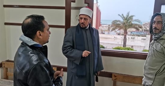 رئيس منطقة الإسكندرية الأزهرية يتابع تطورات ترميم معهد أبو تلات