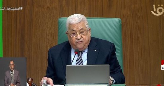 الرئيس الفلسطينى: نقدر دور مصر التاريخى فى دعم القضية الفلسطينية 