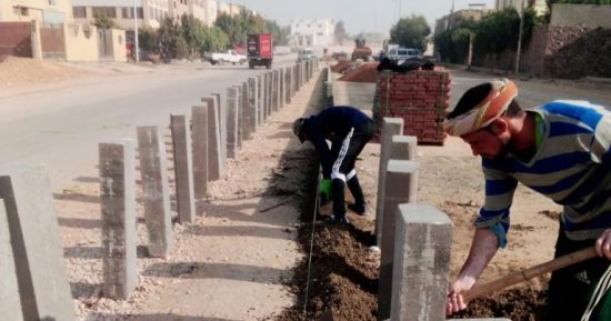 جهاز مدينة العبور يستكمل أعمال التطوير ورفع كفاءة البنية التحتية وشبكات الإنارة بعدة مناطق 