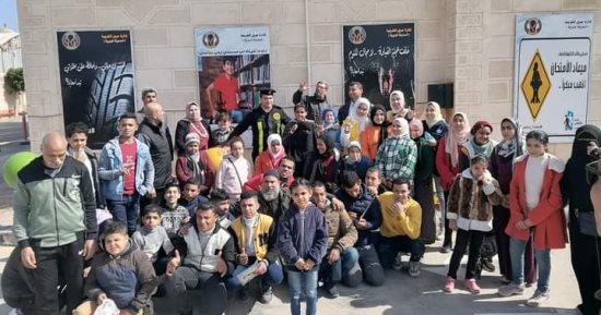 طلاب من ذوى الهمم يزورون مدينة المرور ضمن "رفقاء قادرون باختلاف" فى طنطا