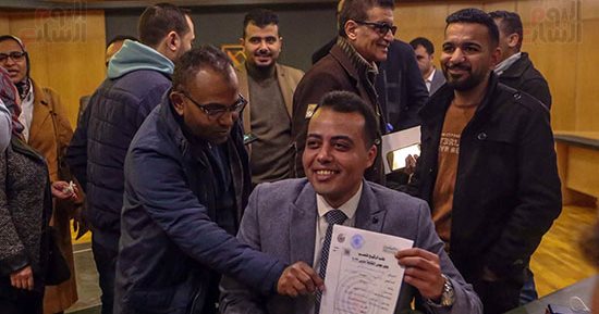 محمد السيد يترشح لعضوية مجلس نقابة الصحفيين "تحت السن".. صور 