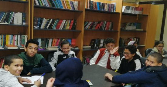 تدريبات وورش عمل للأطفال وذوى الاحتياجات الخاصة بمكتبة مصر العامة فى أسيوط 