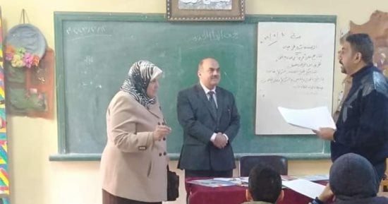 وكيل "تعليم الفيوم" تتابع انتظام الدراسة فى إدارة شرق