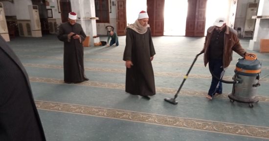 المحافظات تنطلق فى أكبر حملة لنظافة المساجد قبل قدوم شهر رمضان.. صور