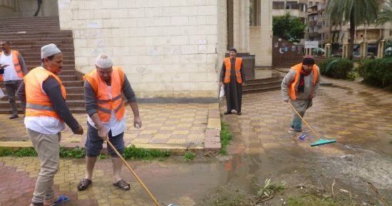 انطلاق حملة نظافة المساجد من مسجد أبو العباس بالإسكندرية