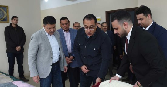 رئيس الوزراء يتفقد المنطقة الصناعية المتطورة بالمحلة الكبرى