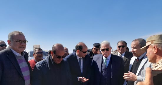 رئيسا المركزى للتعمير والتنمية الحضرية يتفقدان عددا من المشروعات بجنوب سيناء