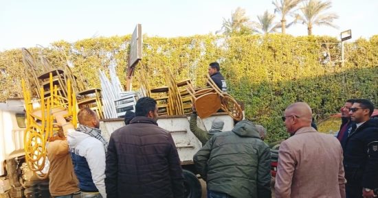 غلق قاعات أفراح مخالفة بالمريوطية والمنصورية فى حملة بالجيزة