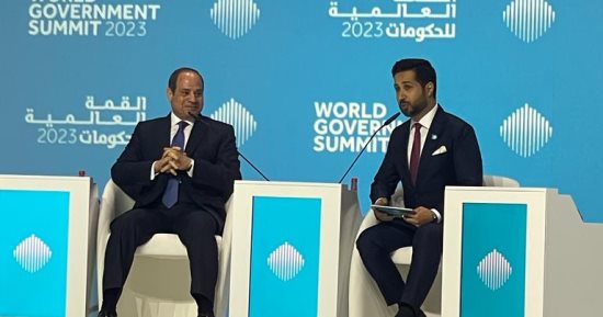 الرئيس السيسي يشارك فى الجلسة الرئيسية للقمة العالمية للحكومات بدبى