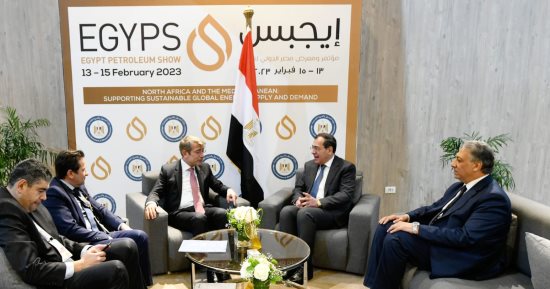 وزير البترول ونظيره اللبنانى يبحثان موقف عمليات البحث والاستكشاف 