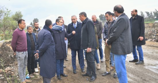محافظ الغربية يتفقد الطرق والمحاور الجديدة بمركز ومدينة طنطا