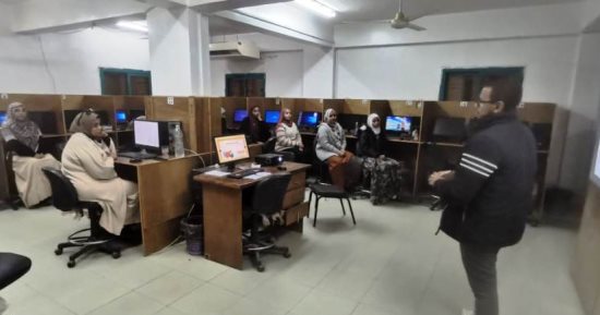 تدريب العاملين بصحة أسوان علي تكنولوجيا المعلومات