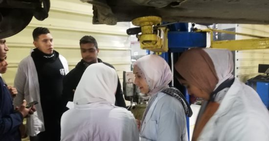 زيارات علمية ميدانية لطلاب جامعة الدلتا التكنولوجية مع بداية "التيرم الثانى"