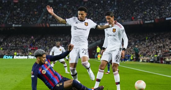 التشكيل المتوقع لموقعة مانشستر يونايتد ضد برشلونة في الدوري الأوروبي