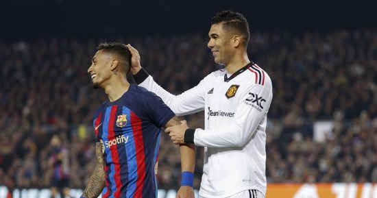 برشلونة ضد مان يونايتد.. رافينيا يتعادل للبارسا فى الدقيقة 76