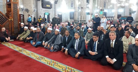 أوقاف الإسكندرية تحتفل بليلة الإسراء والمعراج فى أبو العباس