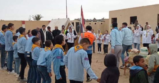 حياة كريمة تنفذ أنشطة ترفيهية وخدمية لسكان قرية نجع شيبانه بشمال سيناء 
