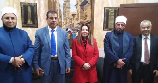 رئيس منطقة الإسكندرية الأزهرية يبحث مع نائبة وزير الاتصالات خطة التطوير الرقمى