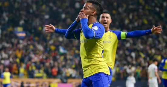 النصر يتفوق على التعاون بهدف من صناعة رونالدو فى الشوط الأول.. فيديو