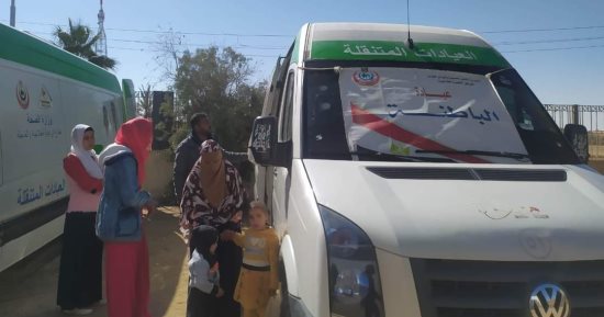 قافلة طبية مجانية بقرية أبو منقار فى الوادى الجديد ضمن مبادرة حياة كريمة
