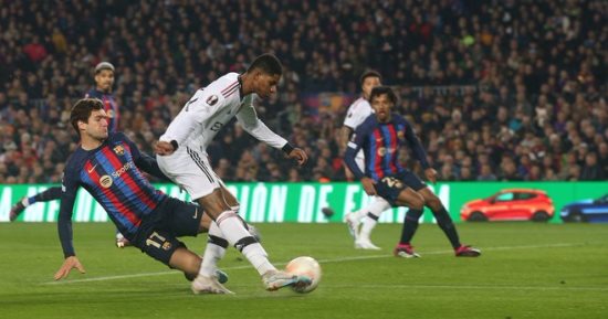 راشفورد يعادل أفضل موسم تهديفى له من بوابة برشلونة