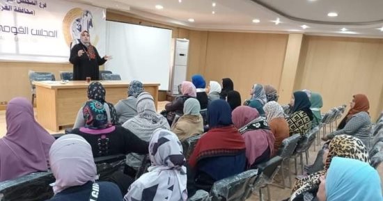 الرى تنظم ندوة توعية مائية بفرع القومى للمرأة فى طنطا