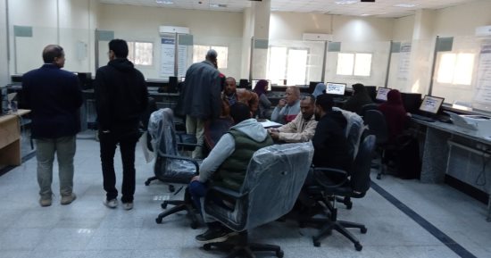 وفد من التنمية المحلية فى حملة تفتيش على المركز التكنولوجى بالزينية