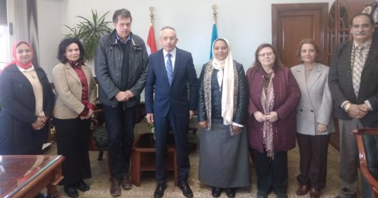 جامعة الإسكندرية تبحث التعاون مع الباوهاوس الألمانية فى "الفنون الجميلة"