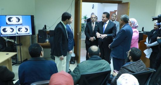 وزير الصحة يشهد المحاضرة التعريفية للملتحقين بزمالة الأشعة التداخلية