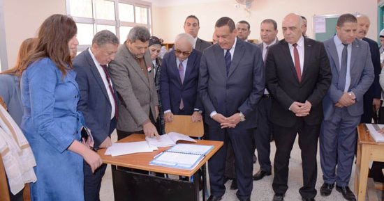 وزيرا التنمية المحلية والتربية والتعليم يتفقدان مدرسة النور للمكفوفين بدمنهور