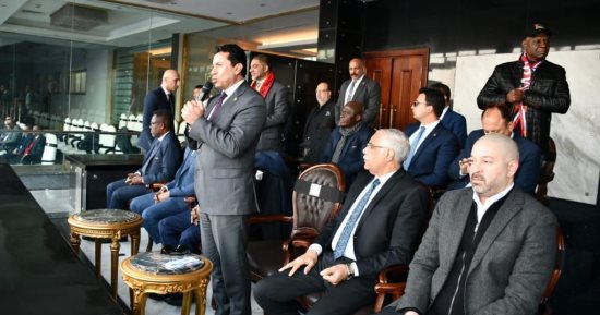 وزير الرياضة يفتتح بطولة إفريقيا للشباب باستاد القاهرة الدولى