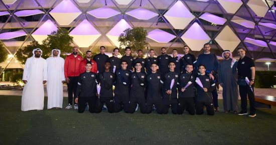 منتخب شباب الطائرة يهزم عمان العمانى 3 / 1 فى بطولة العين الودية  