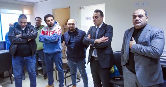 محمد السيد يزور جريدة الدستور لعرض برنامجه الانتخابى 