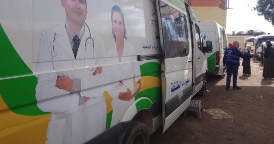 حياة كريمة.. توقيع الكشف الطبى على 3442 مواطنا فى قافلة طبية بالمحلة